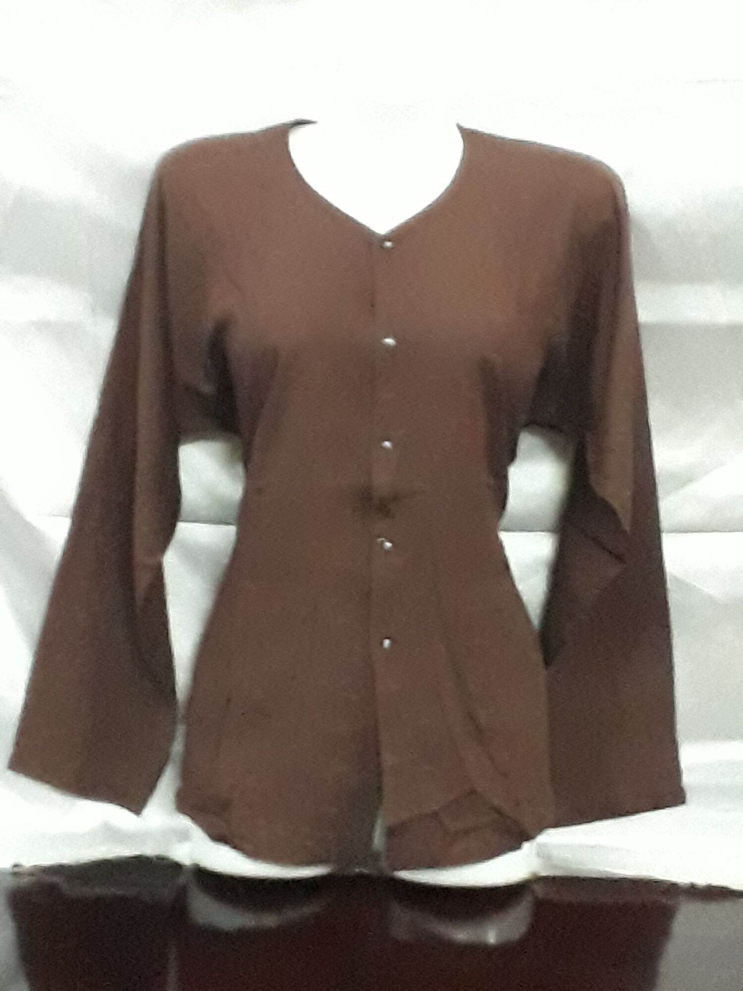 Áo lanh mầu dài tay dành cho bà già (36 - 70 kg)