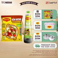 [ƯU ĐÃI THÁNG 11] [FREESHIP TOÀN QUỐC] COMBO MIX VỊ MAGGI: Dầu Hào MAGGI® Nấm Hương chai 820g + 1 Hạt nêm cao cấp MAGGI® Nấm Hương gói 450g