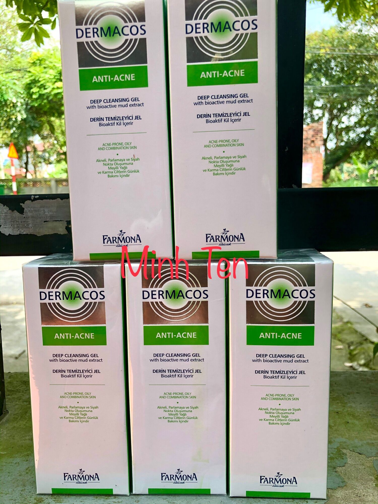 Sữa rửa mặt Dermacos cho da dầu, da mụn, da hỗn hợp