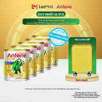 [Voucher giảm đến 16%][FREESHIP 0Đ TOÀN QUỐC] Combo 5 Sữa Bột Anlene Gold Hương Vani 800G