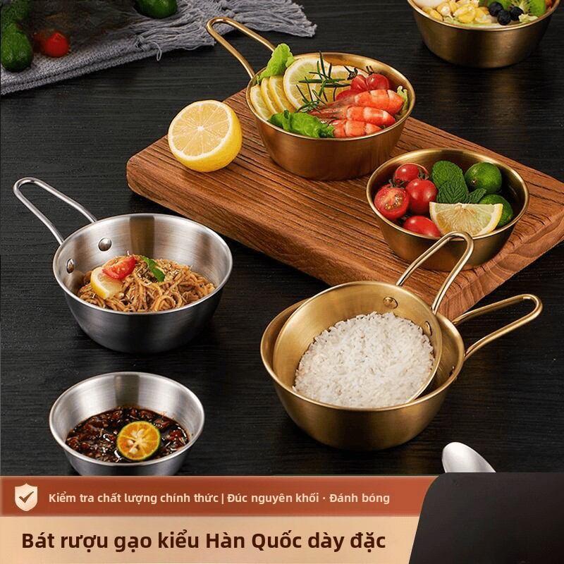 PTIEB | Bát Rượu Phong Cách Hàn Quốc Inox Màu Vàng