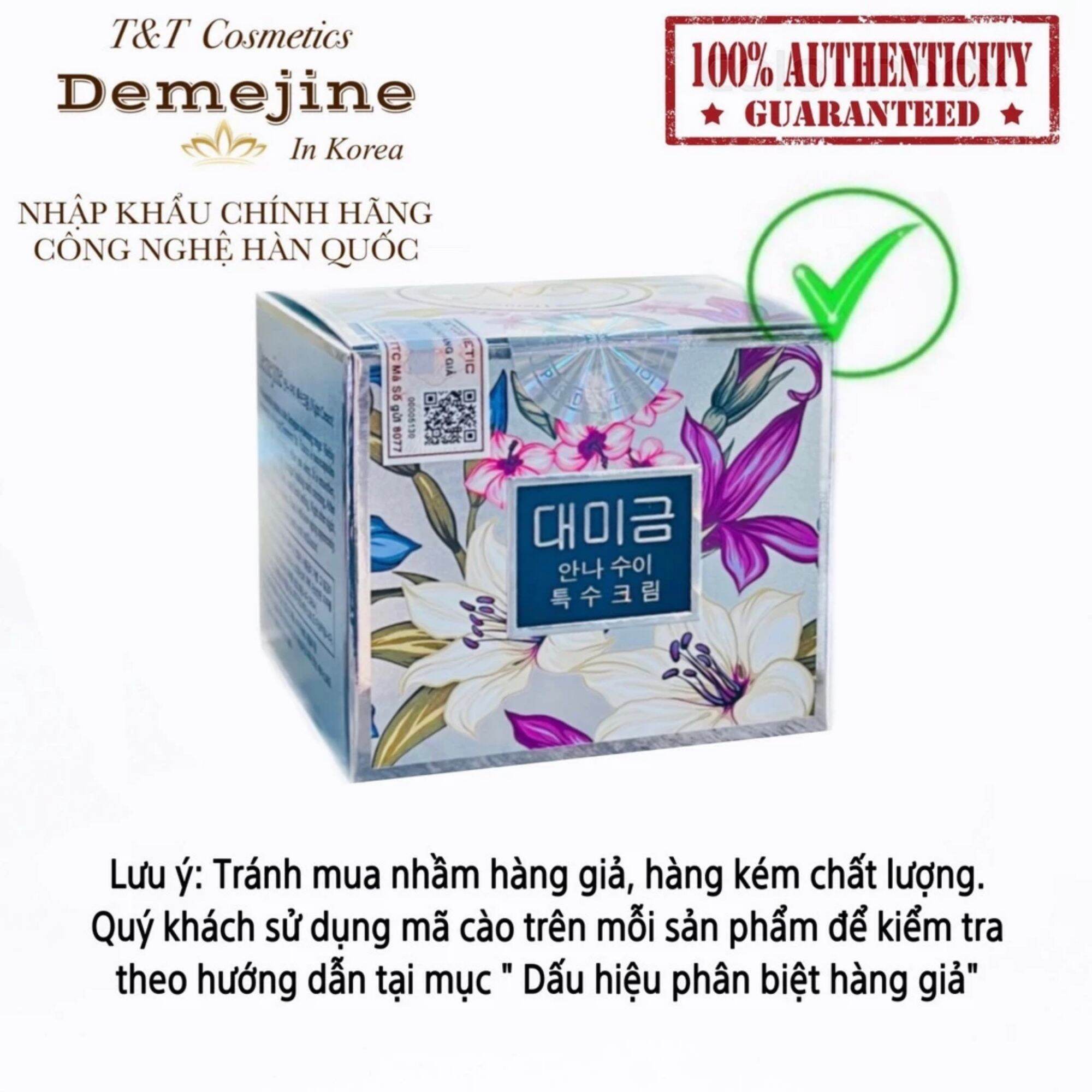 Best seller kem face đêm demejine t& t hàn quốc 20g.