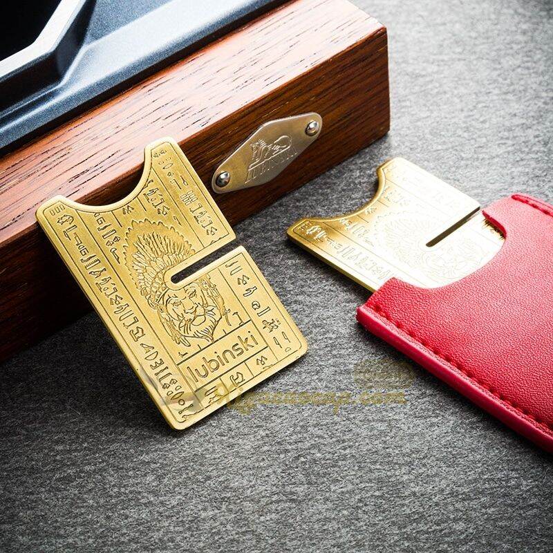 Gác điếu XÌ Gà - Giá đỡ XÌ Gà chất liệu đồng vàng Lubinski gold