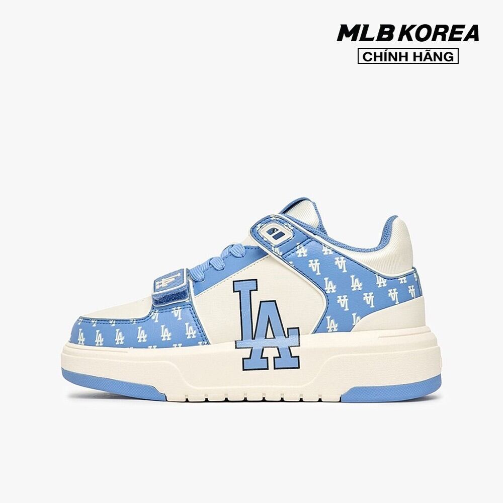 Mlb - giày sneakers unisex cổ thấp chunky liner mid classic monogram 3asxlm13n-07cbl