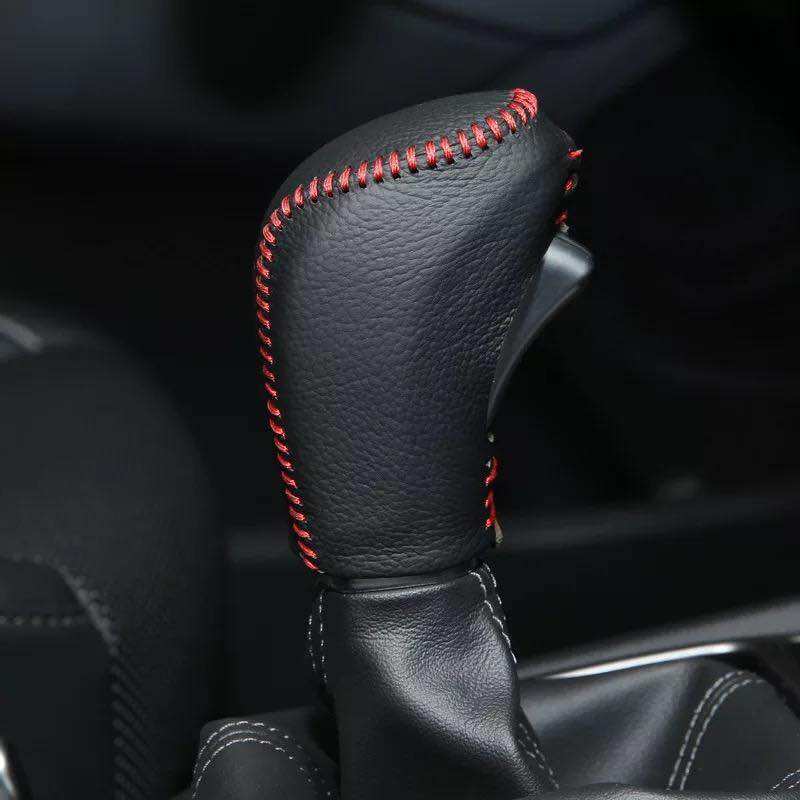 Bọc cần số ô tô hyundai Tucson 2014 - 2021, santafe 2014 - 2018 da bò