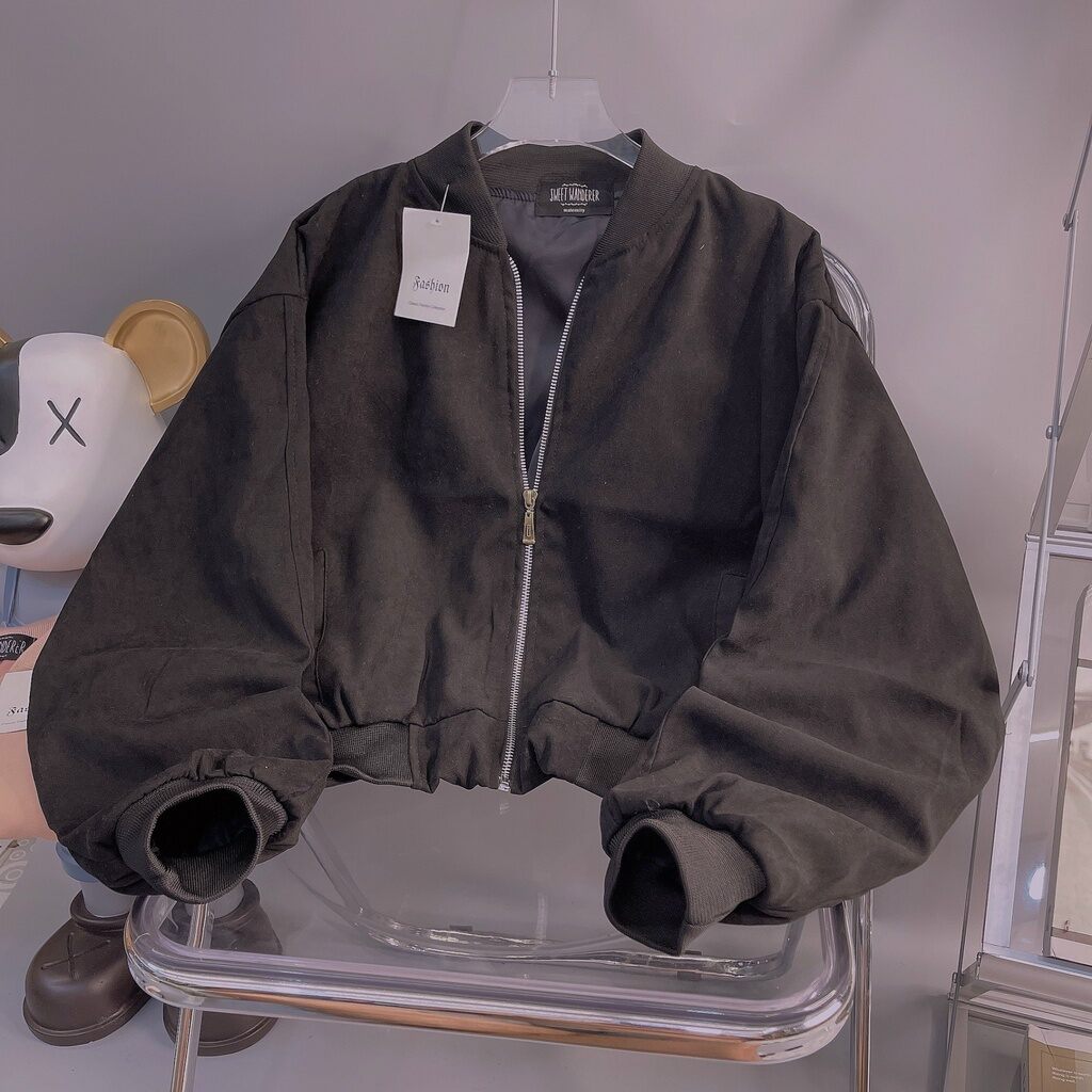 khoác bomber nữa dạ lộn 65kg