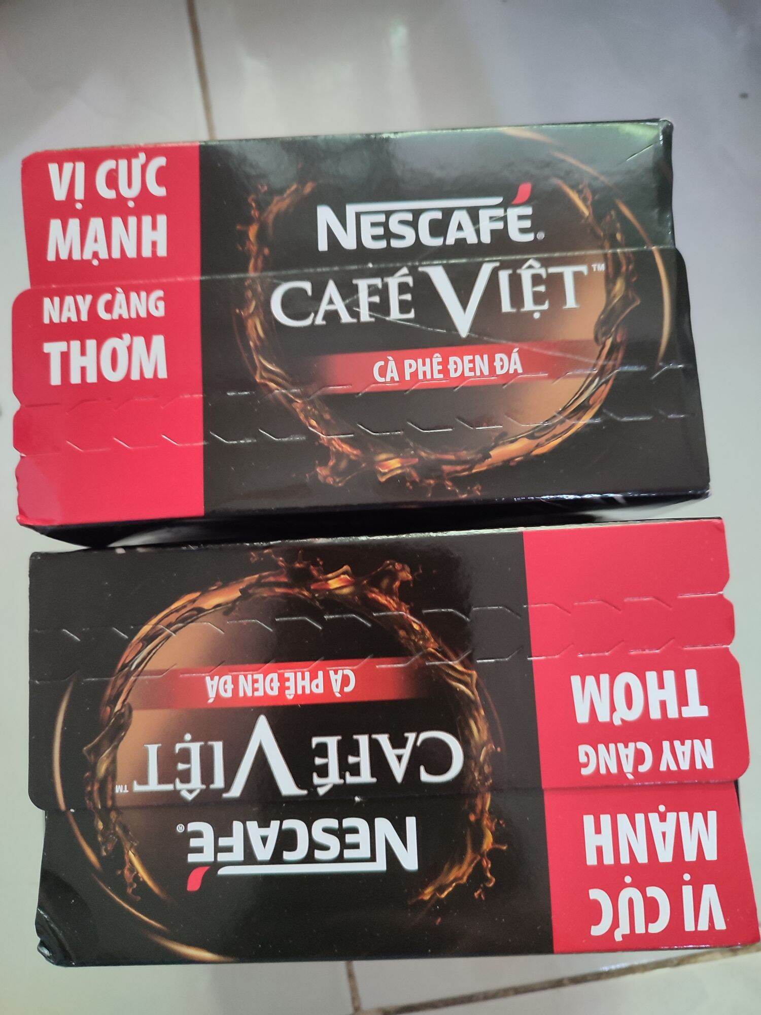 Hộp 15 gói cà phê đen đá hòa tan CAFE VIỆT