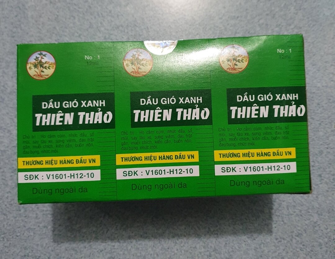 COMBO 12 CHAI DẦU GIÓ XANH THIÊN THẢO - THƯƠNG HIỆU HÀNG ĐẦU VIỆT NAM.