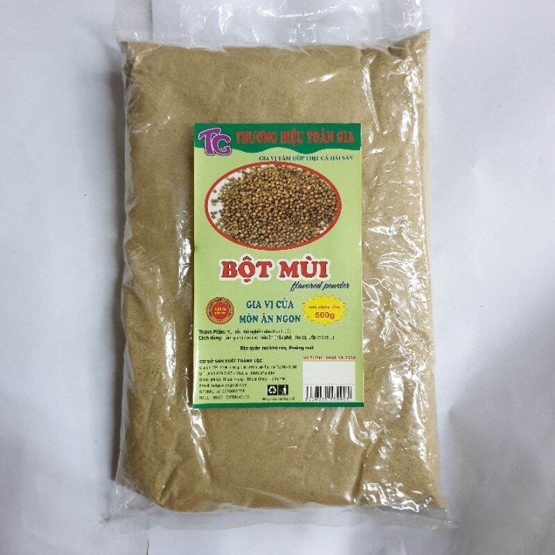 Bột mùi nguyên chất toàn gia 500g