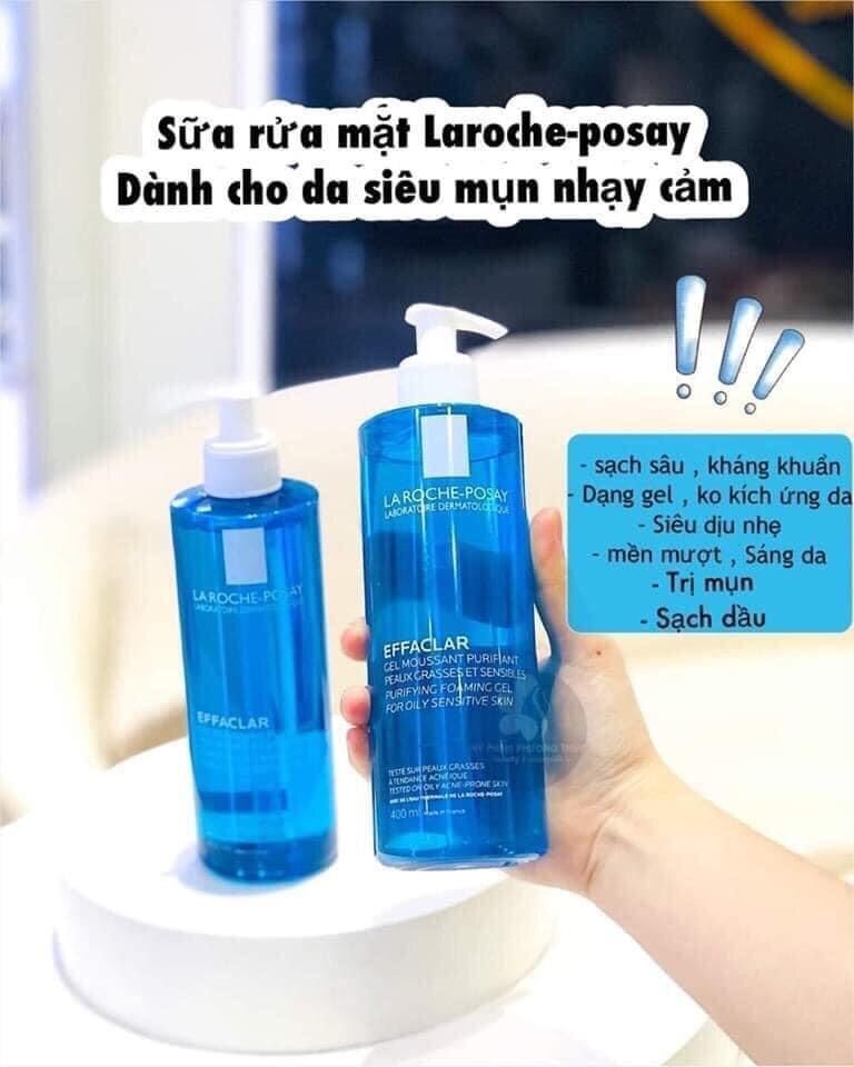 [Hcm]Sữa Rửa Mặt La Roche - Posay Dạng Gel 400Ml