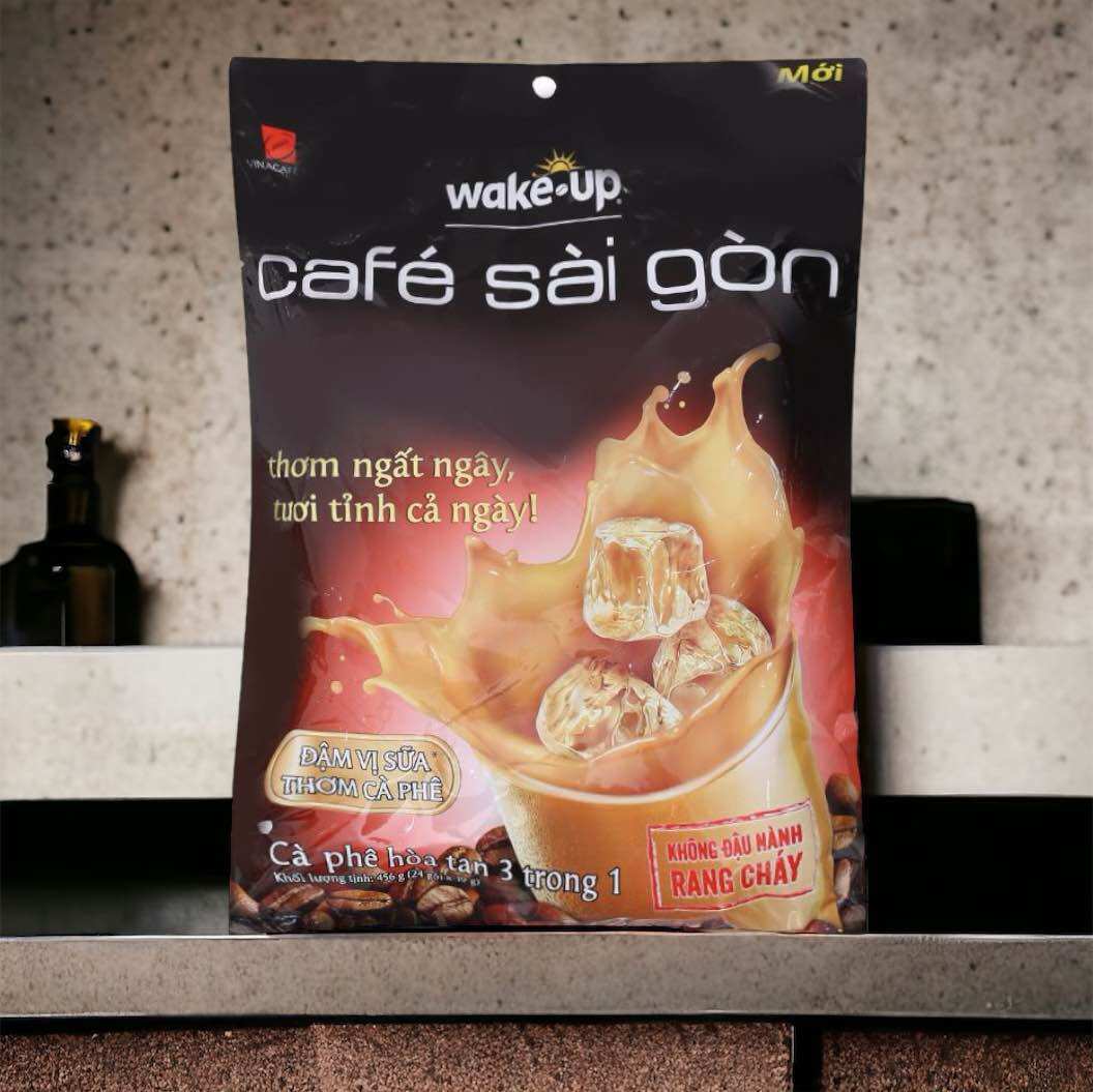 Cà phê hòa tan wake up sài gòn