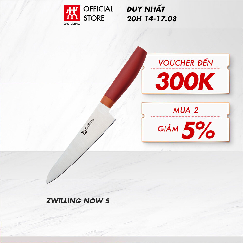 Dao thái đa năng ZWILLING Now S 13cm - bằng thép không gỉ nguyên khối cao cấp