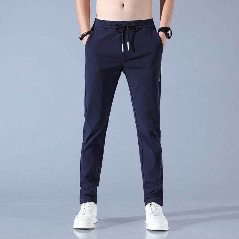 Quần dài thể thao nam chất kaki dày dặn mặc đi làm đi chơi ba màu đen xám than HD76 - 2