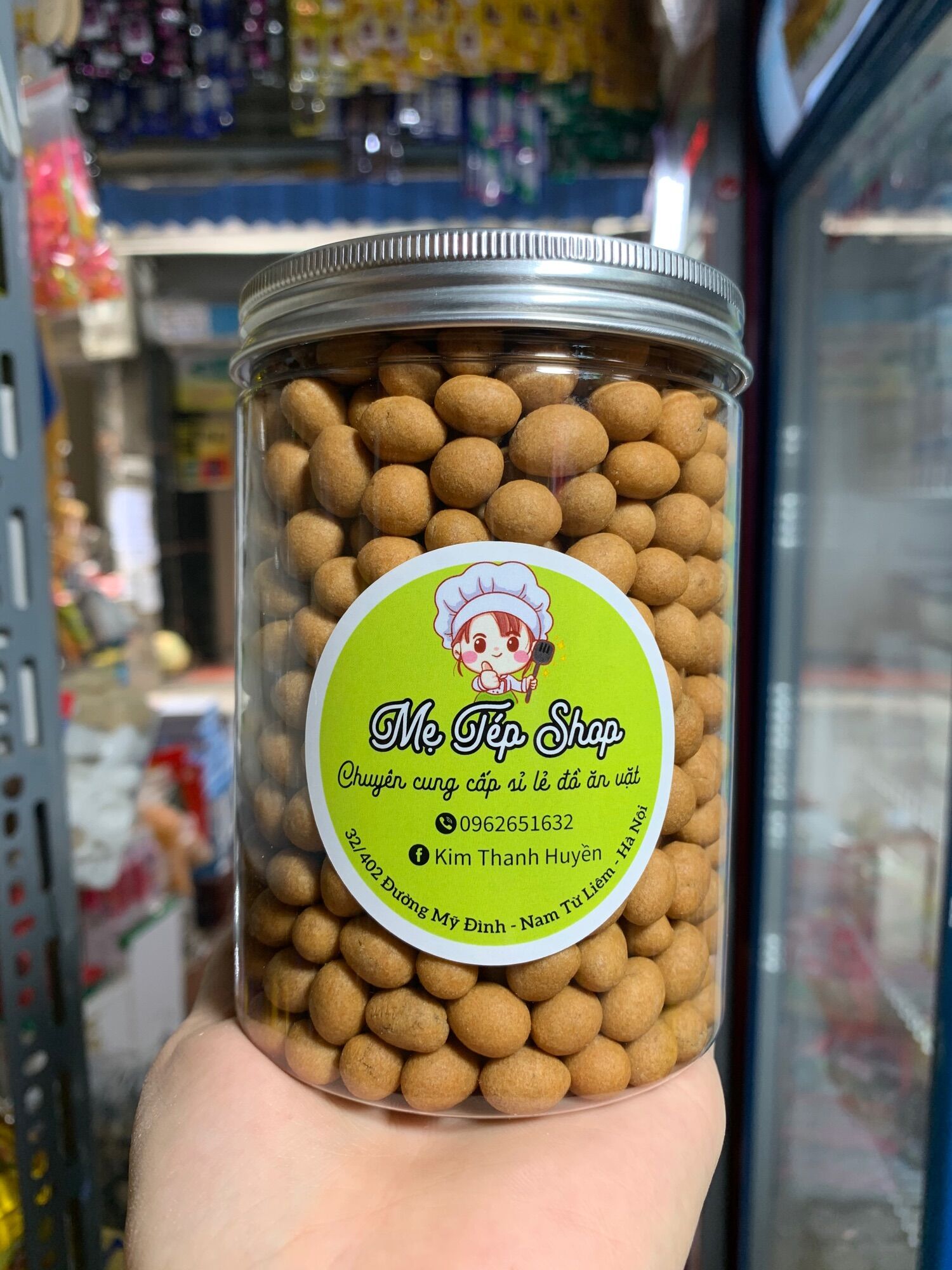 Đậu phộng da cá cốt dừa giòn tan