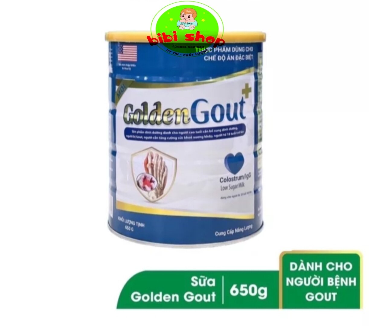 Sữa Golden Gout sữa non golden gout sữa dành cho người bệnh gout