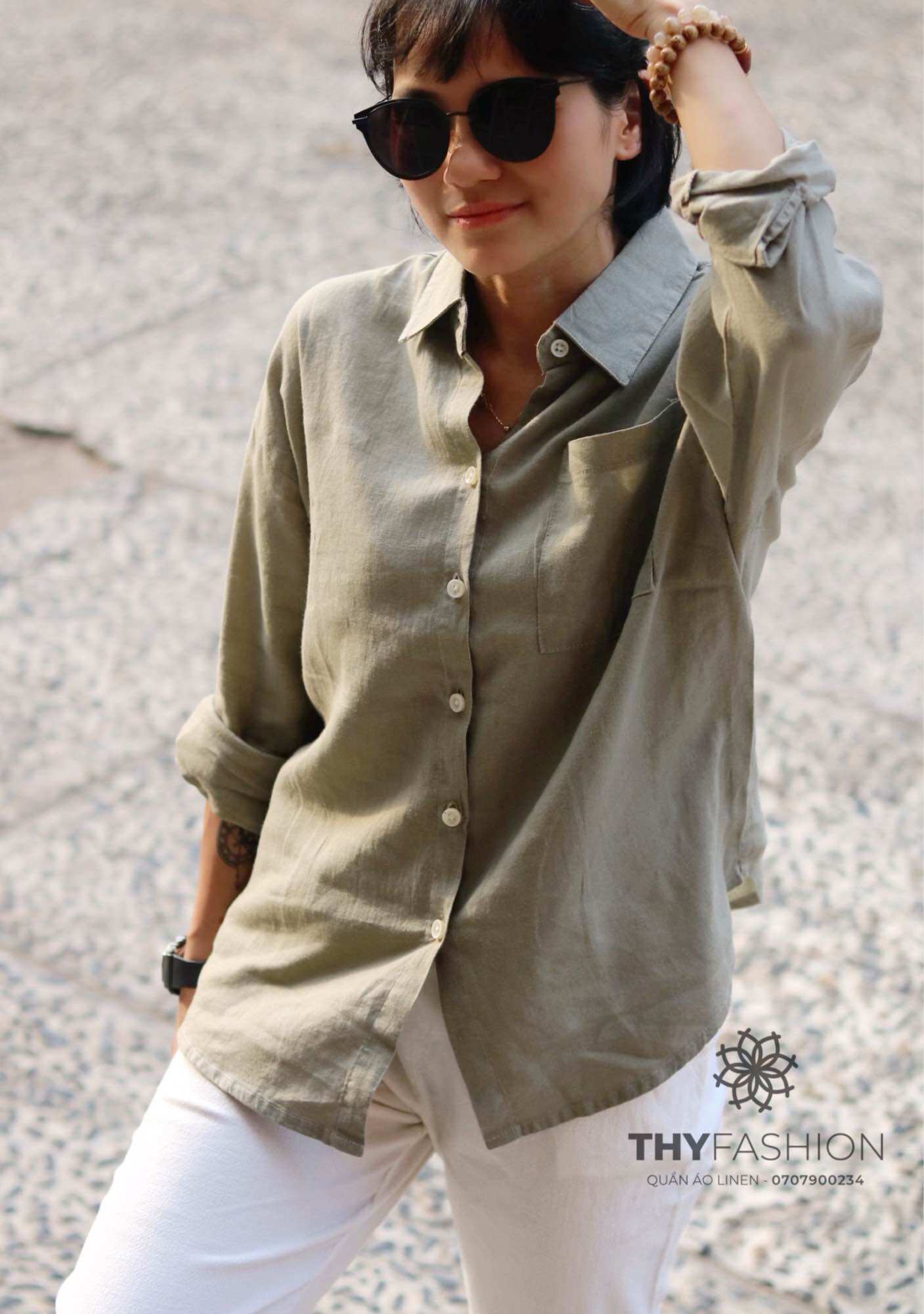 Somi basic trơn chất linen _đã xử lý độ rút