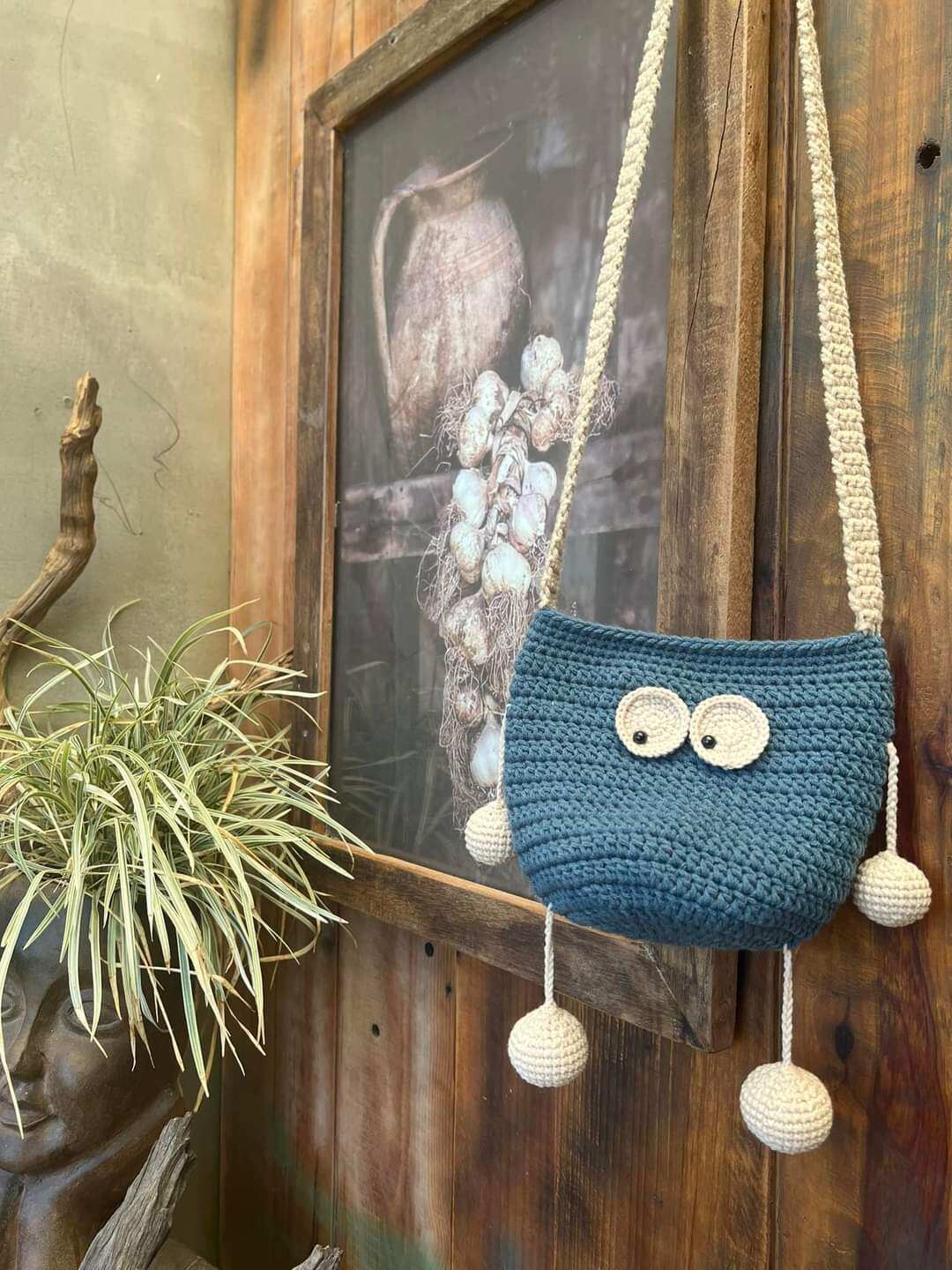 Túi len bồ hóng Susuwatari