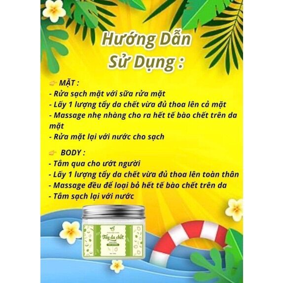 [Siêu Phẩm] Tẩy Da Chết Thảo Mộc Xanh 100g