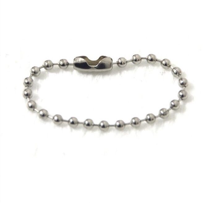 Dây bi inox làm handmade 100 dây ( 2.4mm x 10cm - 15cm )