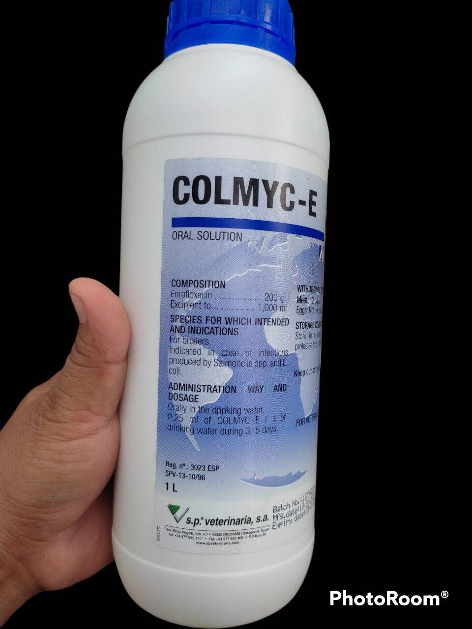 Dung dịch kháng sinh Enro 20% dùng trong thú y . Ngừa bệnh phân lỏng , ngăn khuẩn đường ruột cho tôm , cá , gà , vịt , chim