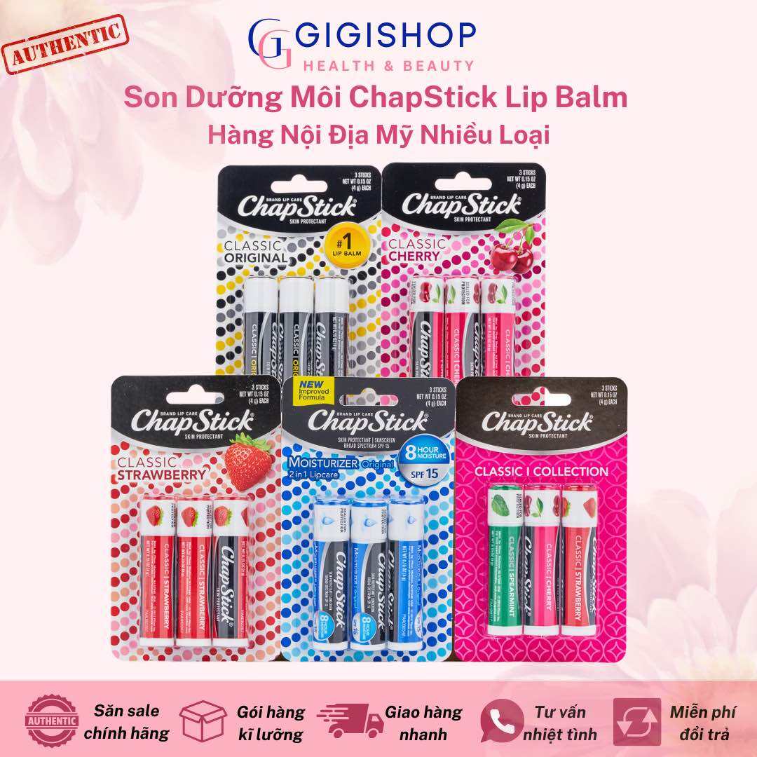 [Bill US] Son Dưỡng Môi ChapStick Lip Balm