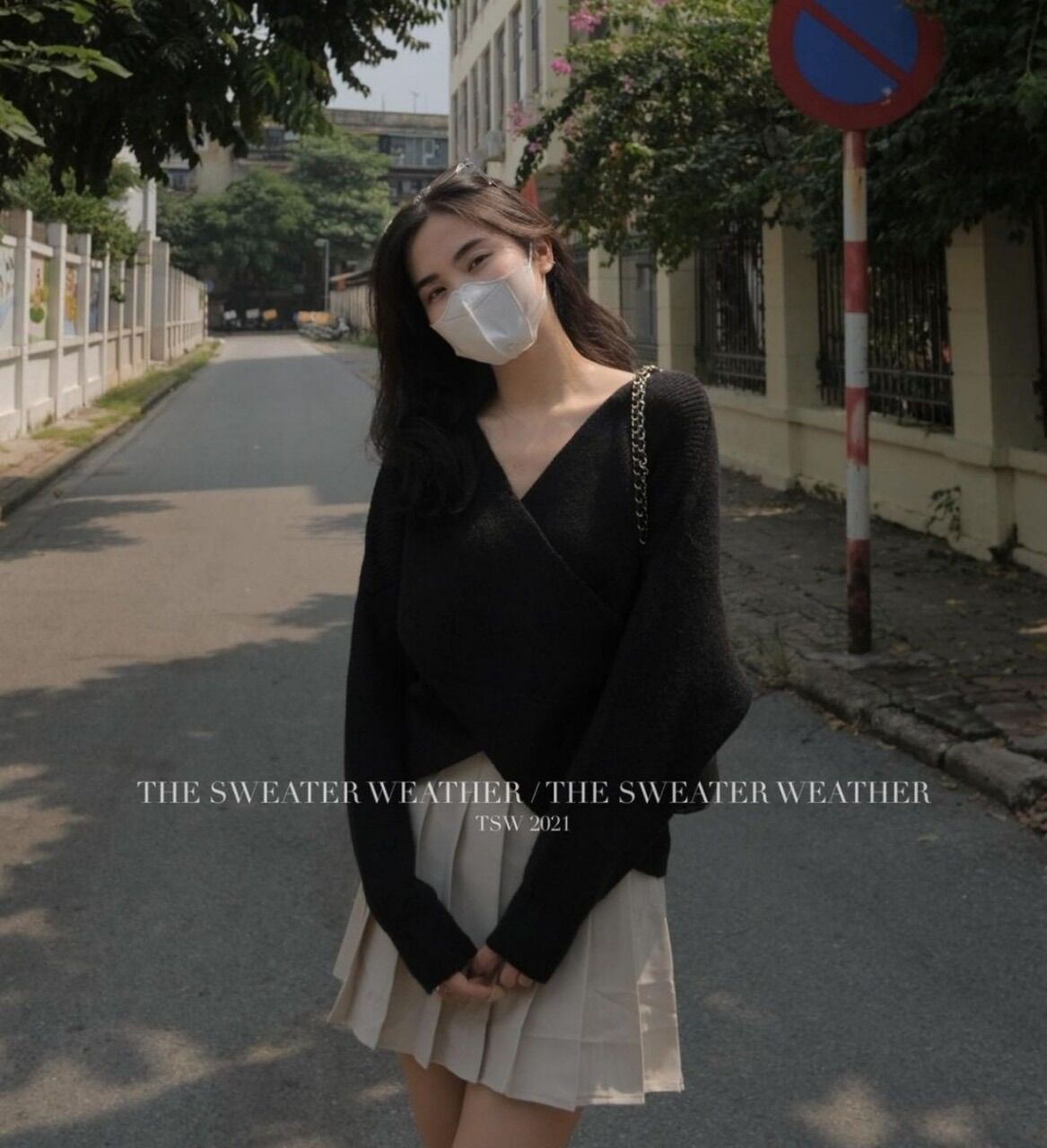 Áo Len Kiểu Vạt Chéo