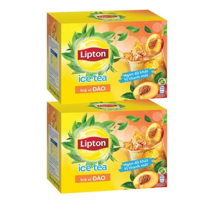 Trà Lipton hoà tan hộp 16 gói