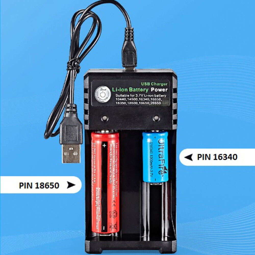 Sạc Pin 18650 Cao Cấp ( Có Đèn Báo Khi Sạc Đầy )