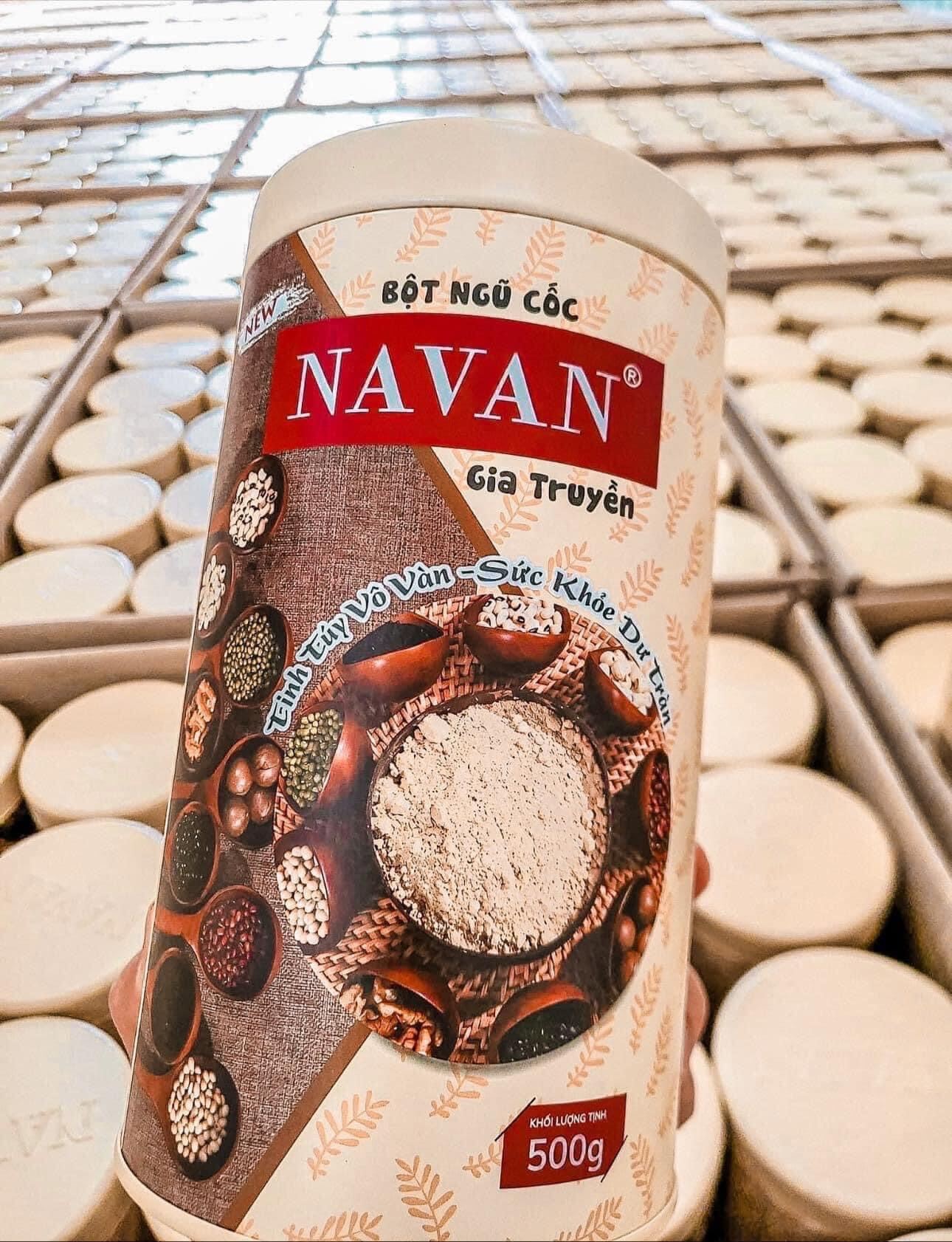 Bột ngũ cốc lợi sữa Navan cho mẹ bầu - 9 loại hạt quý giúp da đẹp, ngủ ngon