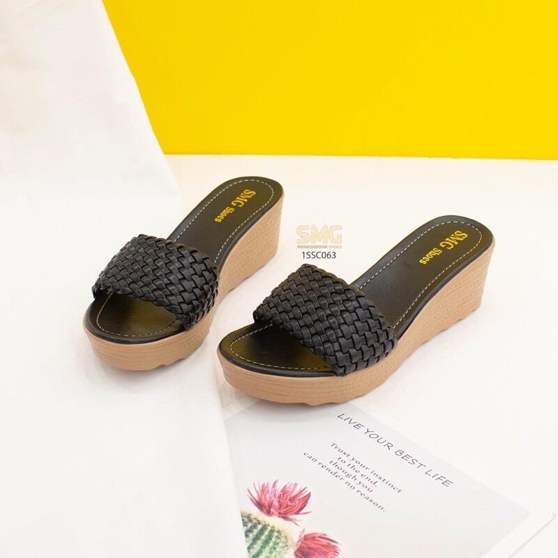 Dép xuồng 5 phân quai bính ngang