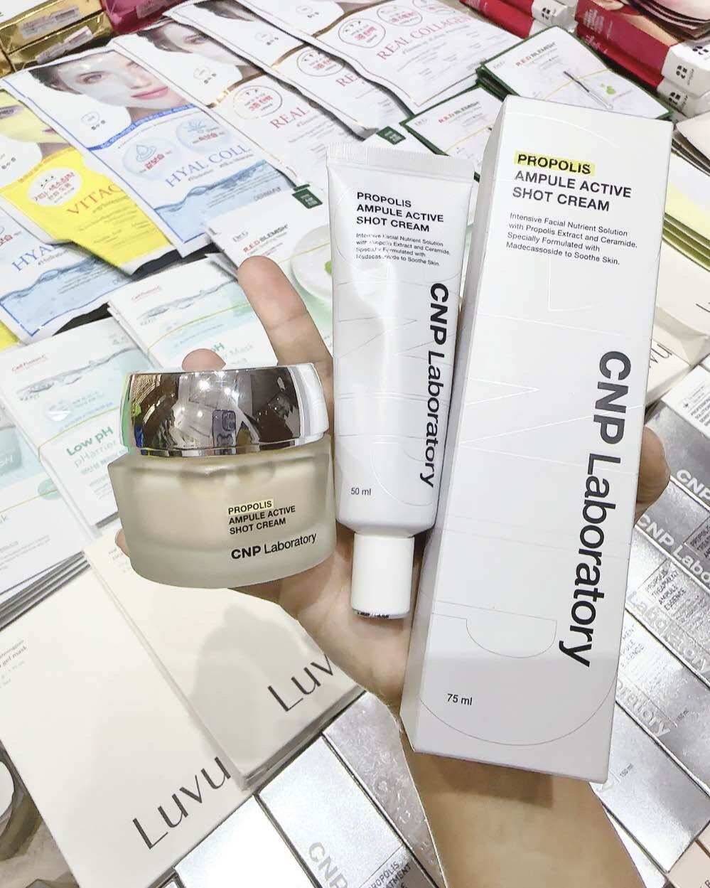 Kem dưỡng ẩm keo ong cnp propolis active cream