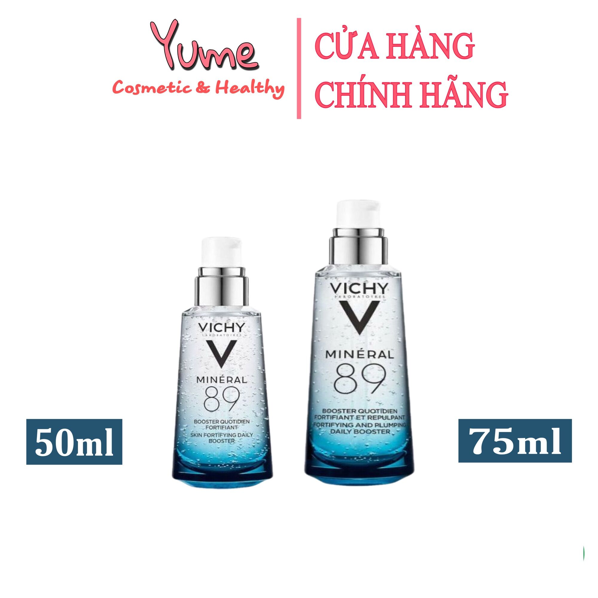 Serum cấp nước, phục hồi da Vichy mineral 89