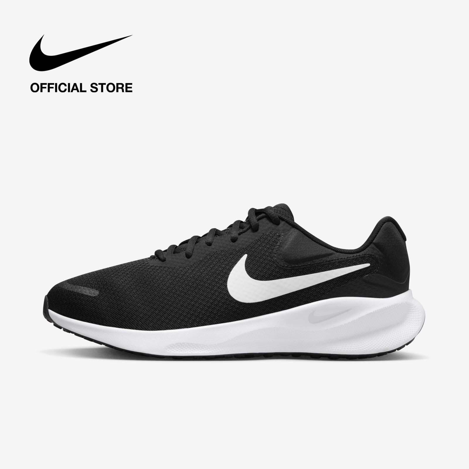 [25-29.5| VOUCHER 40%] Giày Thể Thao Nike Men's Revolution 7 (Extra Wide) Road Running Shoes - Black