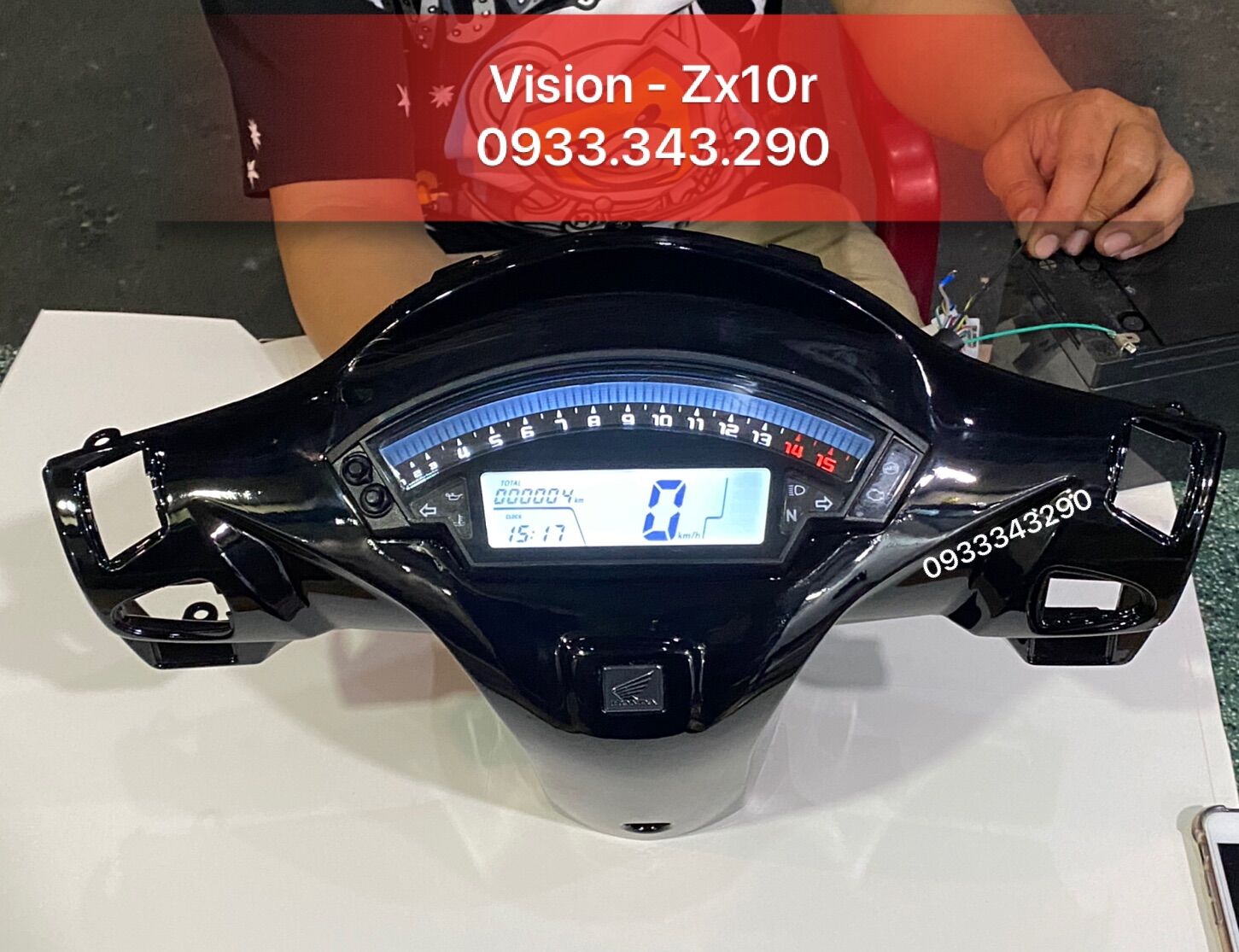 Trọn Bộ Bợ Cổ Vision - Chế Đồng Hồ Zx10r