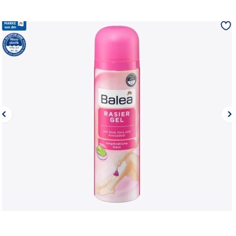 Gel/bọt cạo lông Balea 150ml