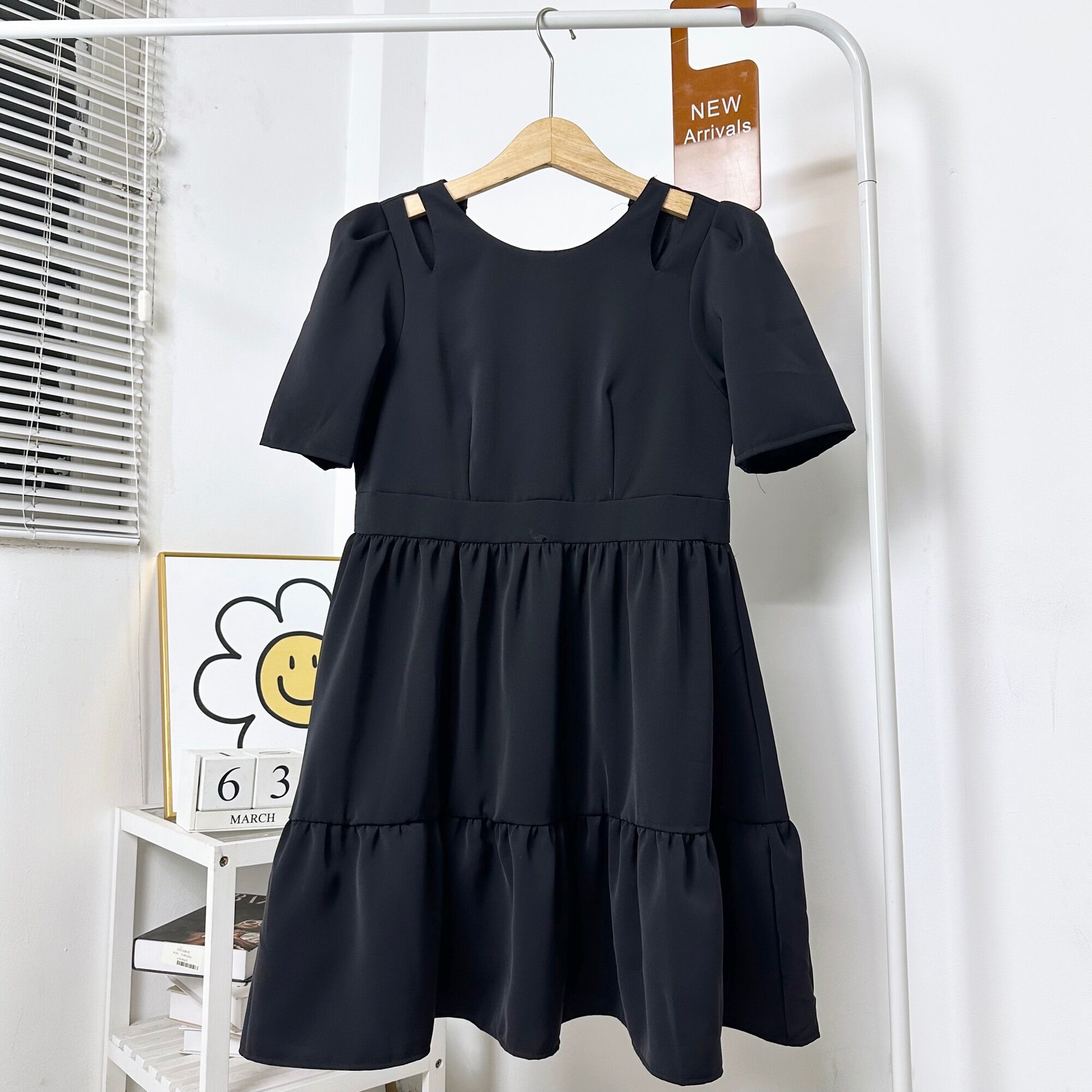 Ootd bigsize | đầm khoét vai lưng v buộc dây