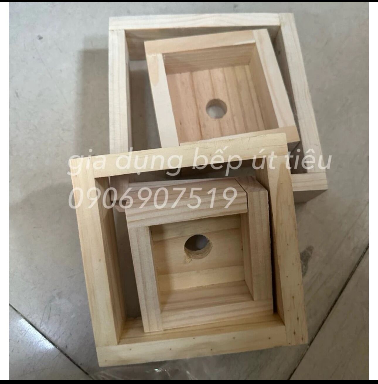 Khuôn bánh chưng gỗ thông minh tiện lợi Nhỏ-Lớn