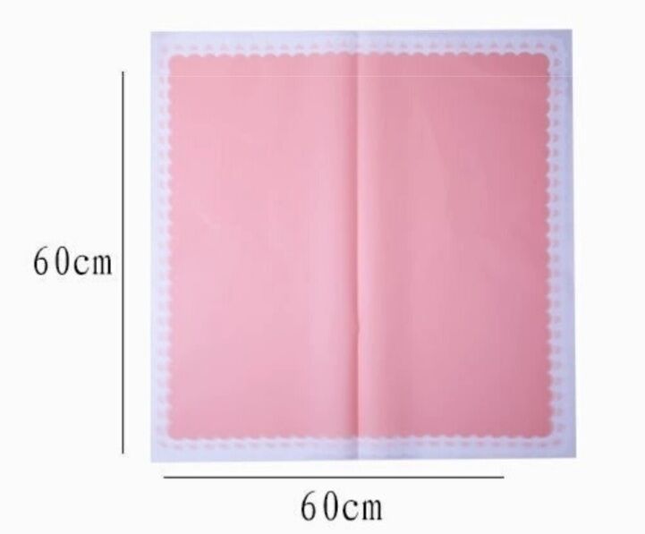 giấy bó hoa viền ren