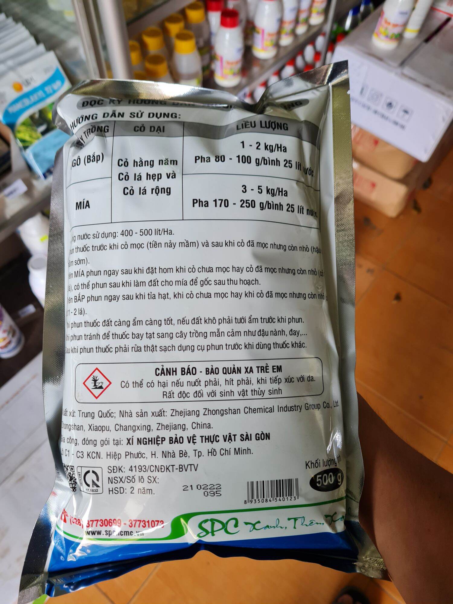 cỏ diệt mầm MIZIN 500g