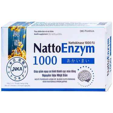 Viên uống NattoEnzym 1000 DHG giúp giảm nguy cơ hình thành cục máu đông 20