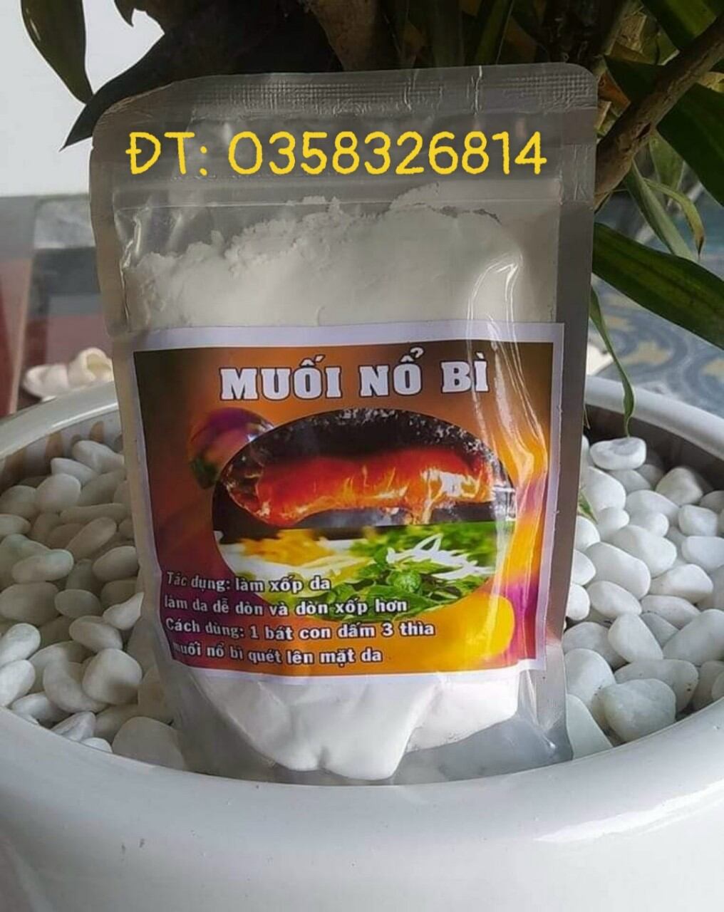 Muối nổ bì giòn da 500g