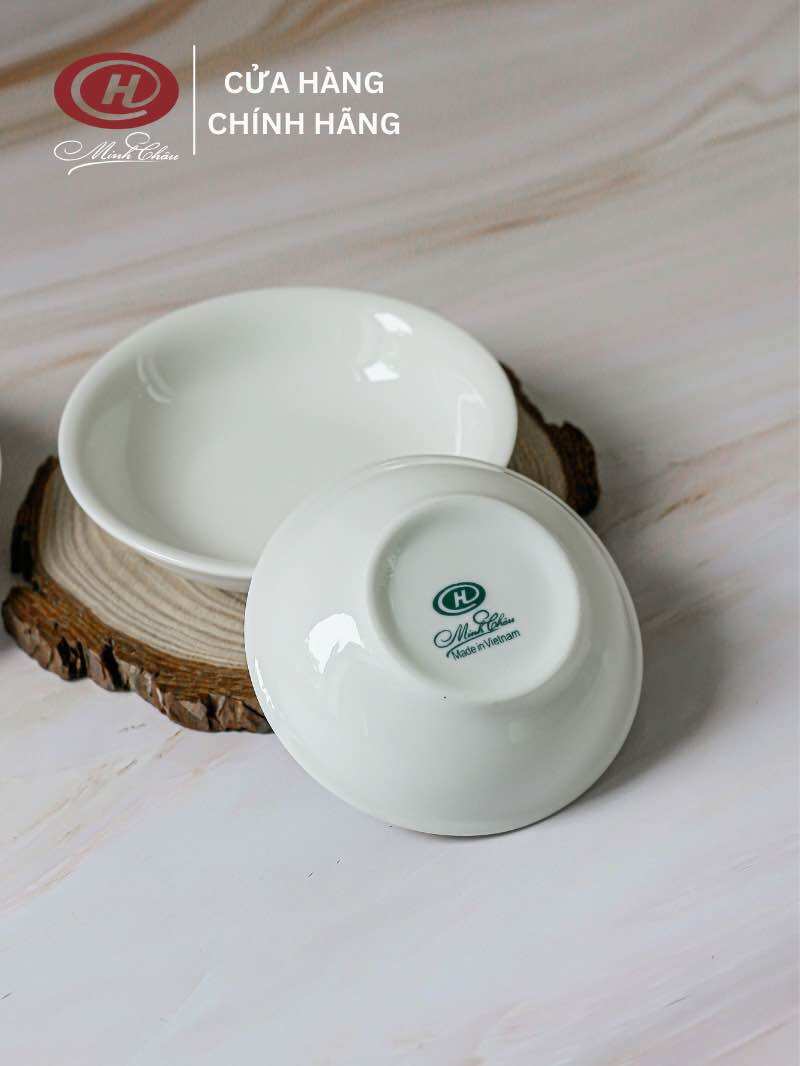 Đĩa chấm sứ Minh Châu - D01