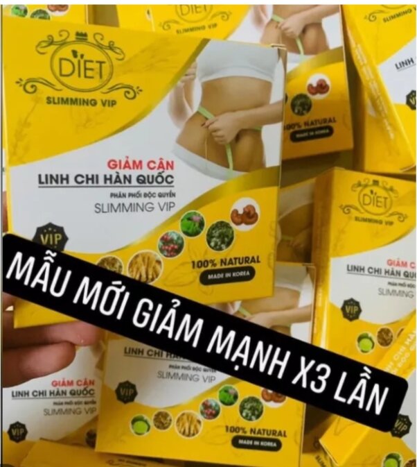 giảm cân Linh Chi Hàn quốc giảm cấp tốc từ (4_10 kg)