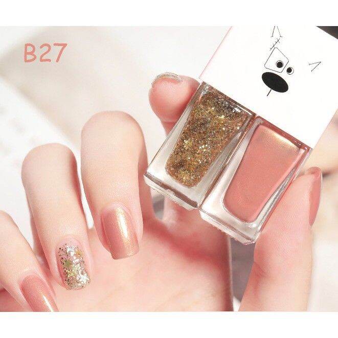 Nước sơn móng tay 2 in 1 siêu dễ thương