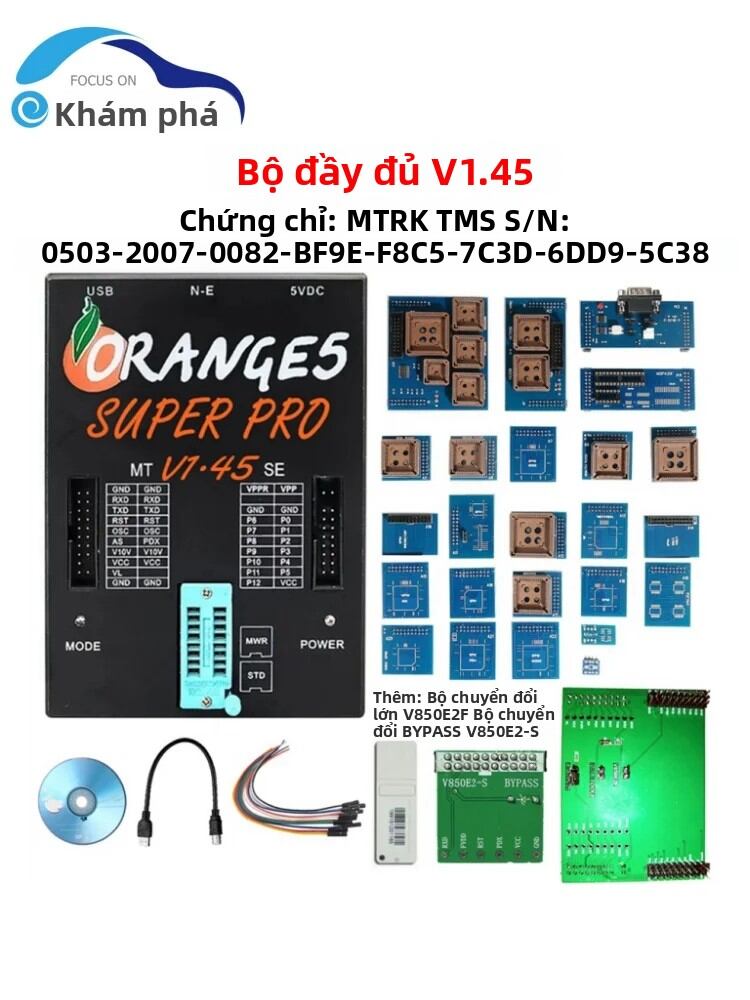 Công Cụ Lập Trình ECU Orange5 V1.45/V1.42 Bổ Sung Thêm Danh Sách ECU/MCU Cho Thiết Bị Toyota/Suzuki/Hyundai, Kích Hoạt Ủy Quyền Đầy Đủ, Công Cụ Chẩn Đoán. Giá 8,873,000 Đồng*Miễn phí vận chuyển