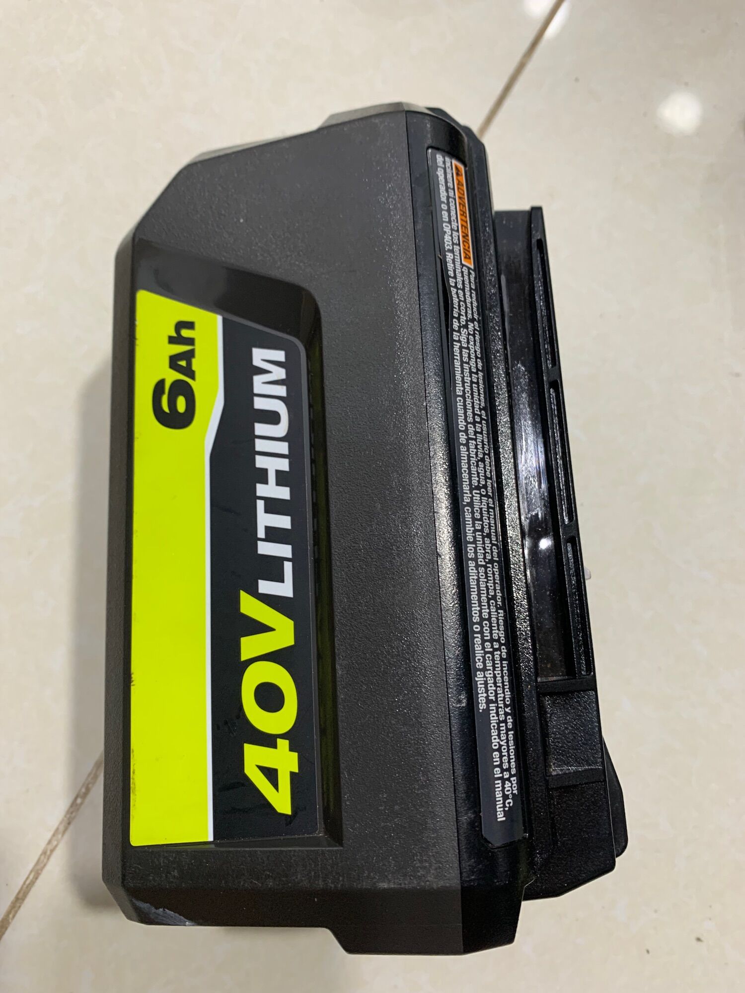 Pin ryobi 40v .6.0ah sử dụng mÁy cắt cỏ pin .cua xích .rủa xe dòng 36v