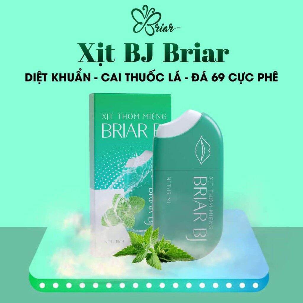 Xịt buscu xịt thơ.m miệng briar bj chốn.g hôi