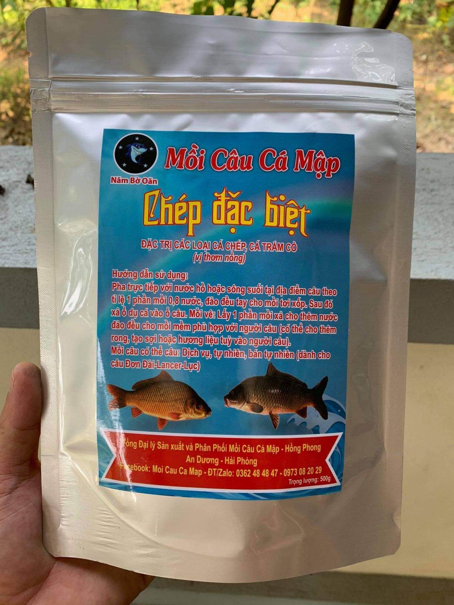 Mồi câu cá mập - chép đặc biệt túi 500g