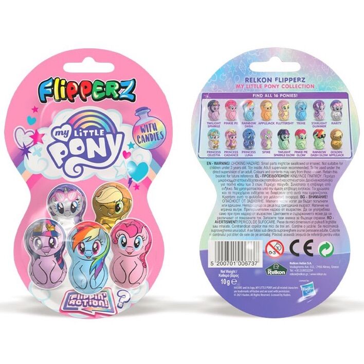 Kẹo Đồ Chơi Lật Đật My Little Pony Flipperz