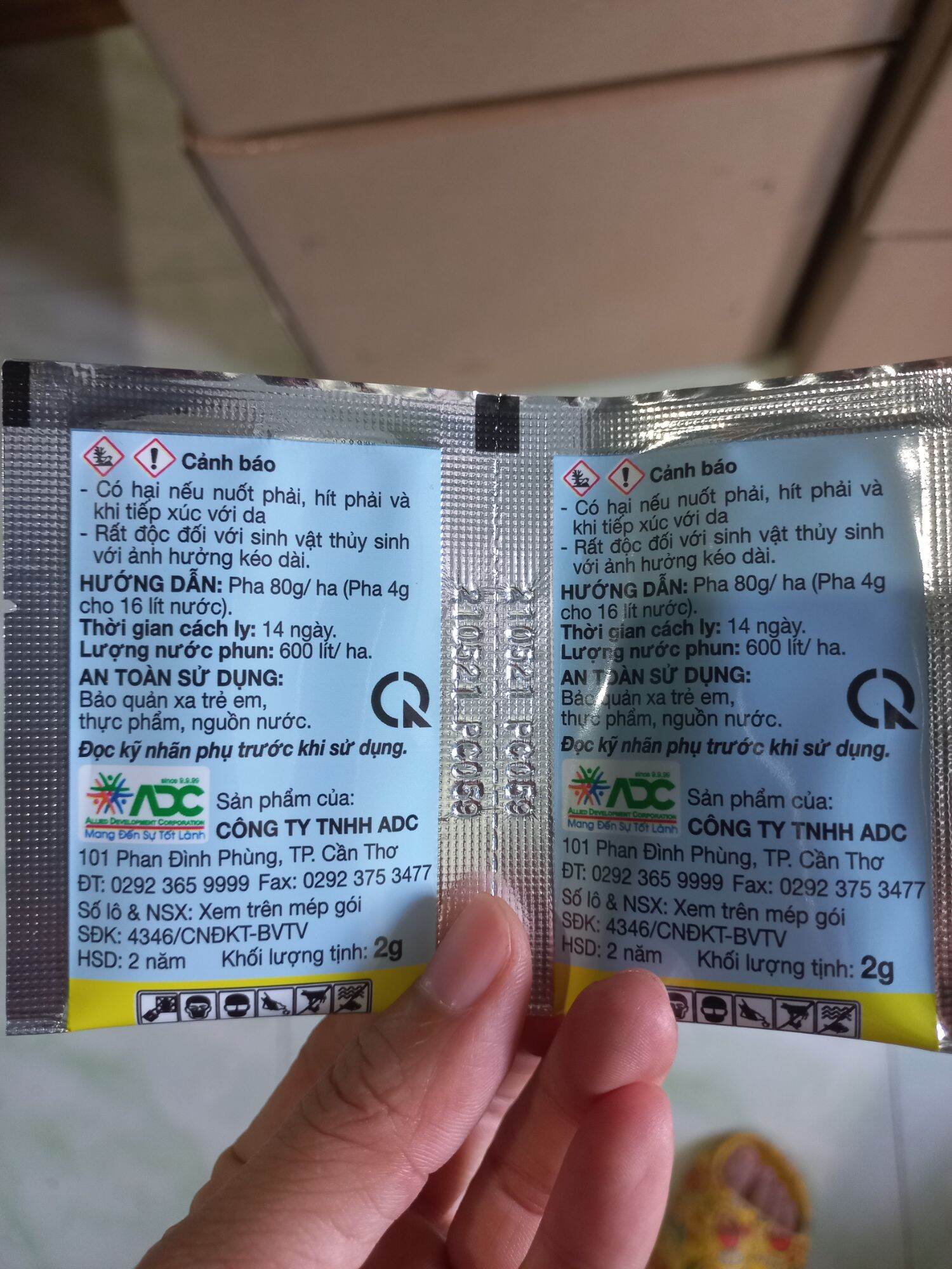 Thuốc trừ sâu kola 2gr - combo 10 gói